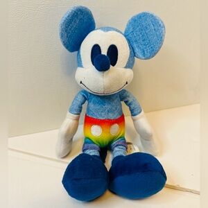 DISNEY Mickey Mouse Rainbow Plush Doll